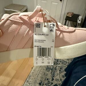 Adidas VL Court 3.0 Pink Skate Shoes